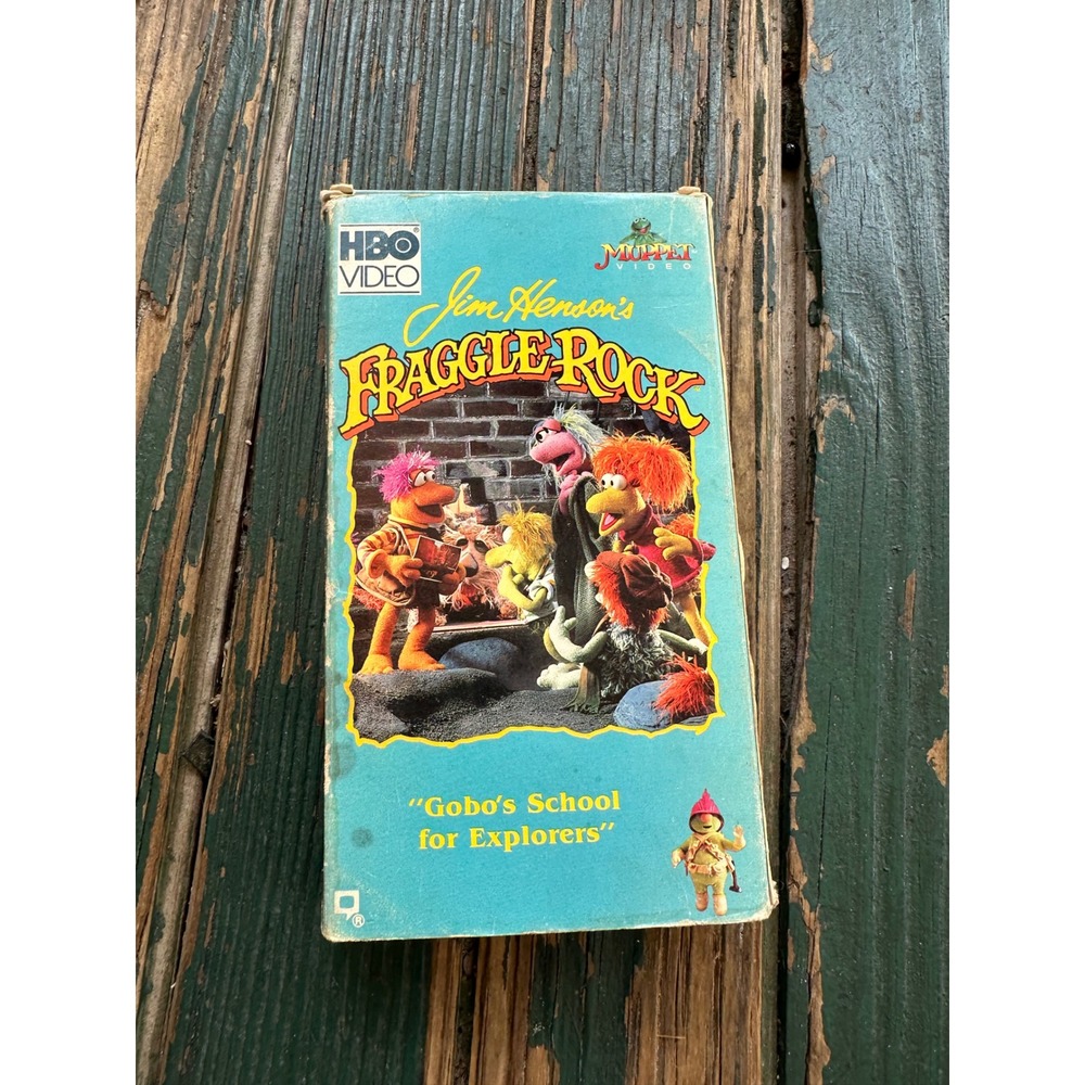 Fraggle Rock Gobos School for Explorers VHS 1986 Jim Henson Muppet Video HBO